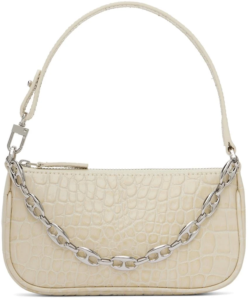 by FAR Off-White Mini Croc Rachel Shoulder Bag 1