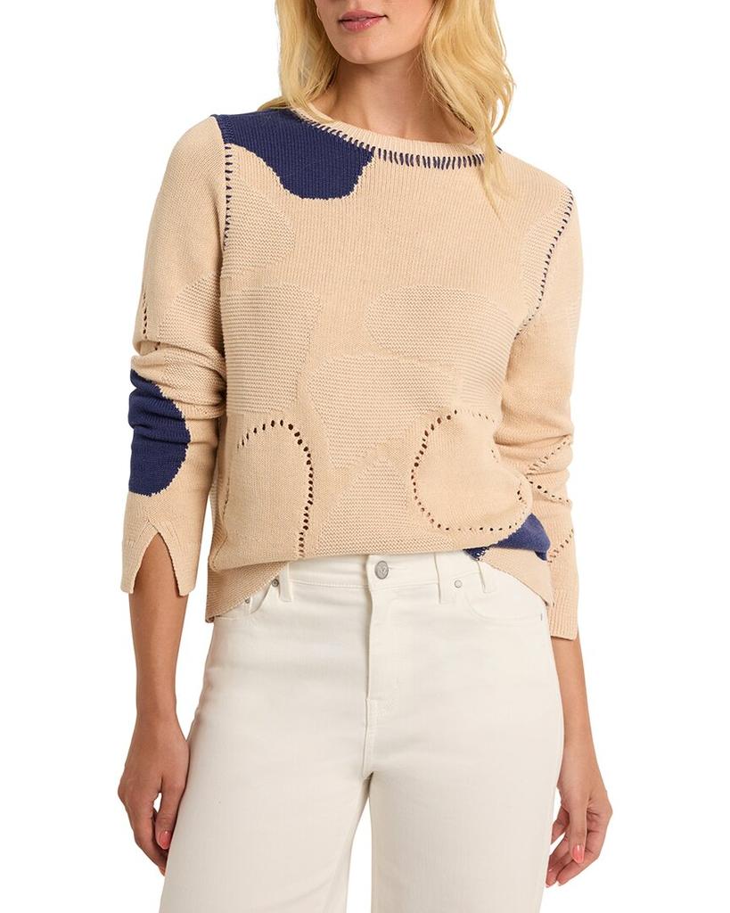 NIC+ZOE NIC + ZOE Placed Pebble Sweater