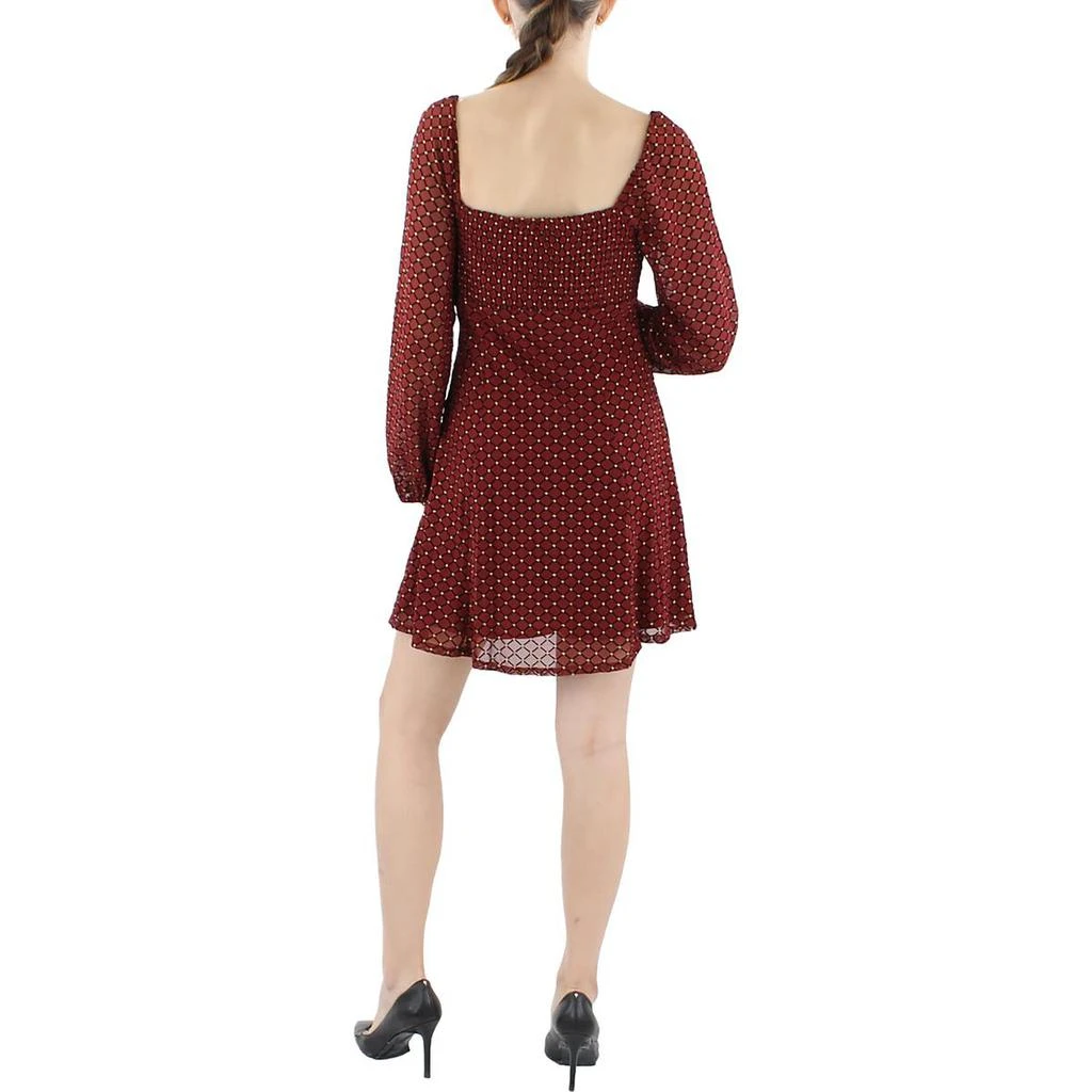 As U Wish Juniors Womens Glitter Short Mini Dress 2