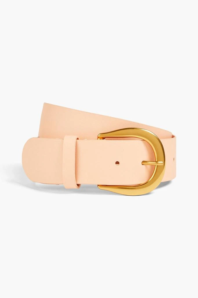 NWT - Anine Bing Nicola Leopard Print Belt with Gold Buckle Anine Bing - Nicola Belt in Leopard Calf Hair – Blond Genius main image 3