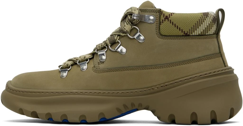 Shop Khaki Nubuck Scoot Hike Boots on Sale at BeyondStyle  display picture 3
