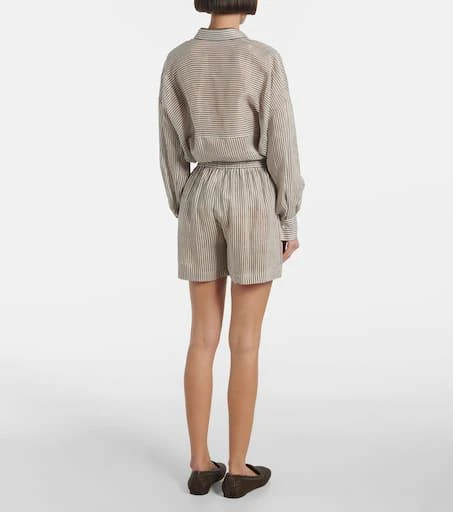 Brunello Cucinelli Linen and silk Bermuda short 3
