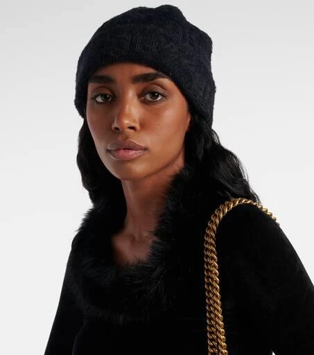 Balenciaga BB wool-blend beanie 5