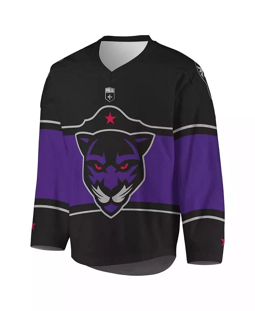 ADPRO Sports Men's Black and Purple Panther City Lacrosse Club Replica Jersey 2