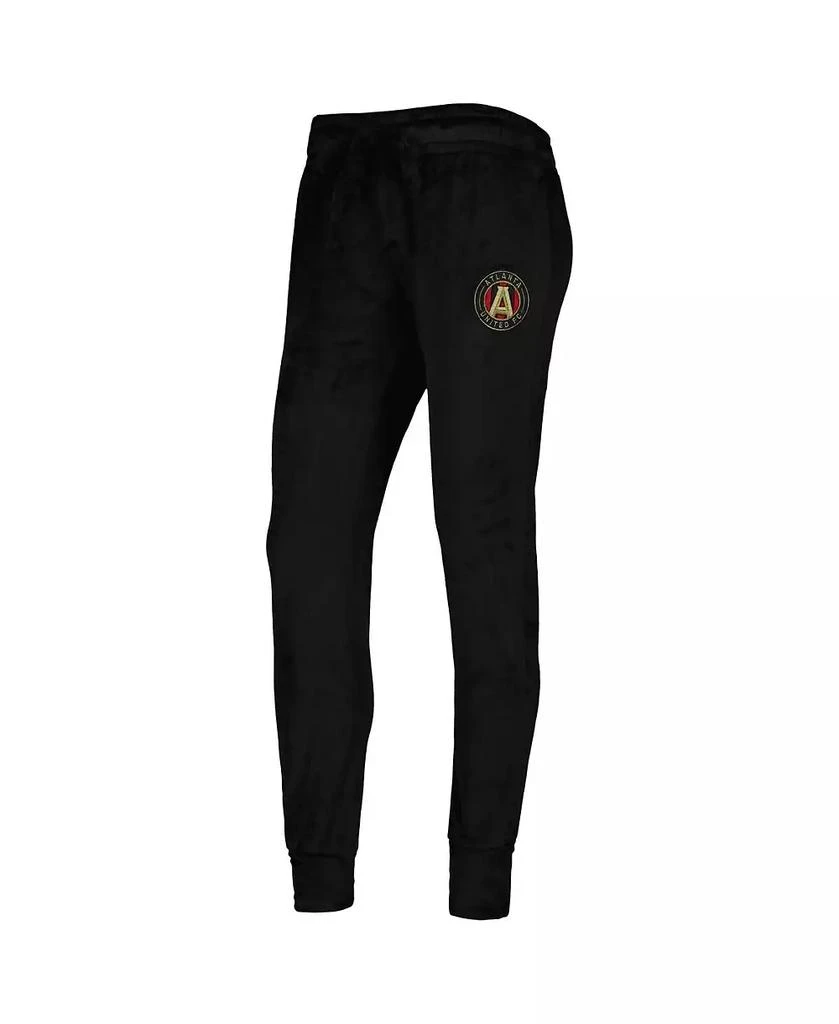 Concepts Sport Women's Black Atlanta United FC Intermission Velour Cuffed Pants 2