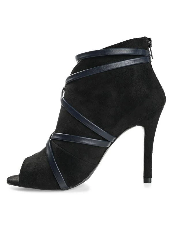 JOURNEE Faux Leather Ankle Boots 4