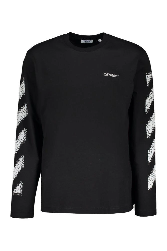 Off-White Off-White Graphic Sleeve Long-Sleeve T-Shirt