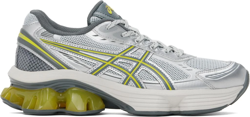 Asics Silver & Yellow GEL-KINETIC FLUENT Sneakers 1