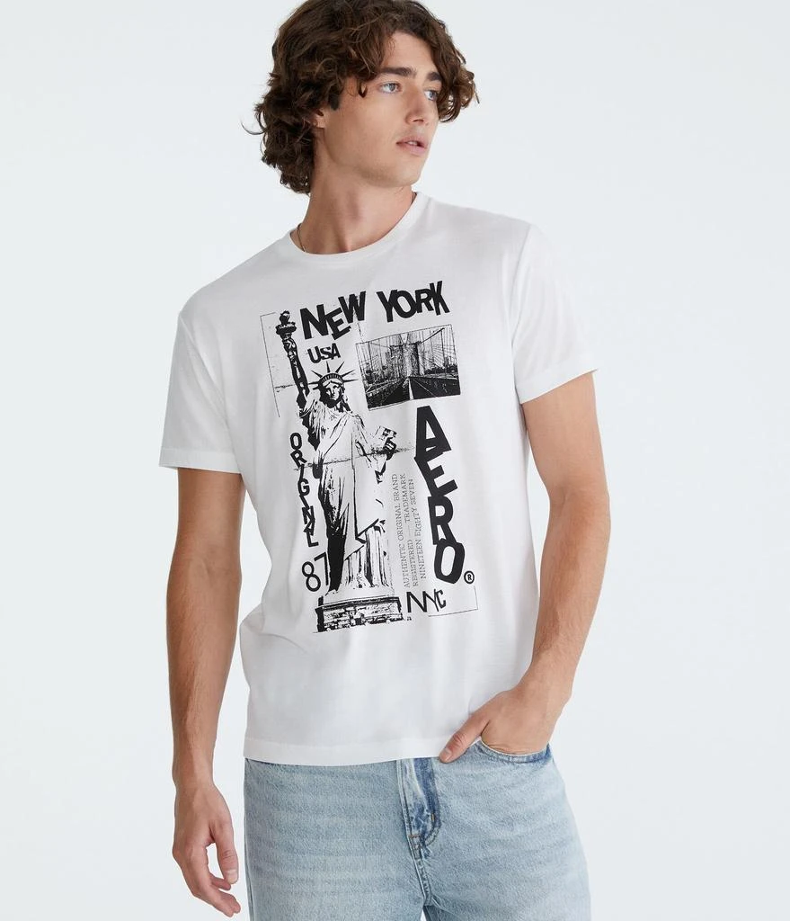 Aeropostale Nyc Statue Of Liberty Graphic Tee 1