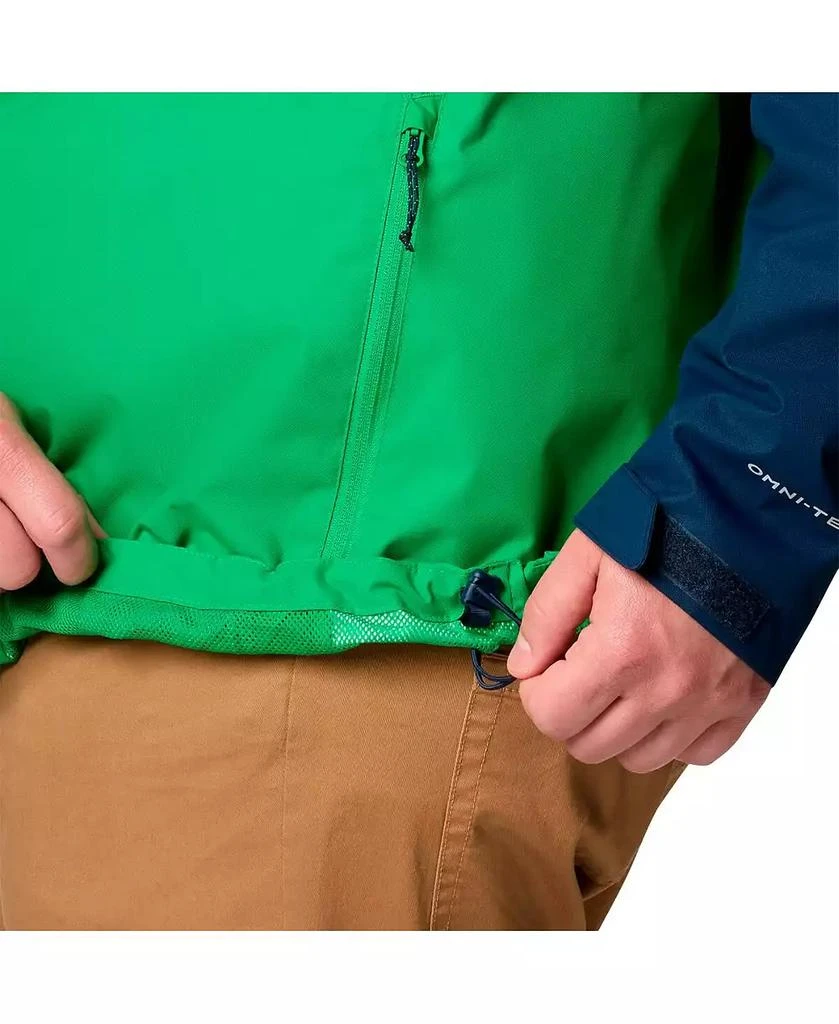 Columbia Men's Navy Notre Dame Fighting Irish Big Tall Field Bound Omni-Tech Full-Zip Jacket 3