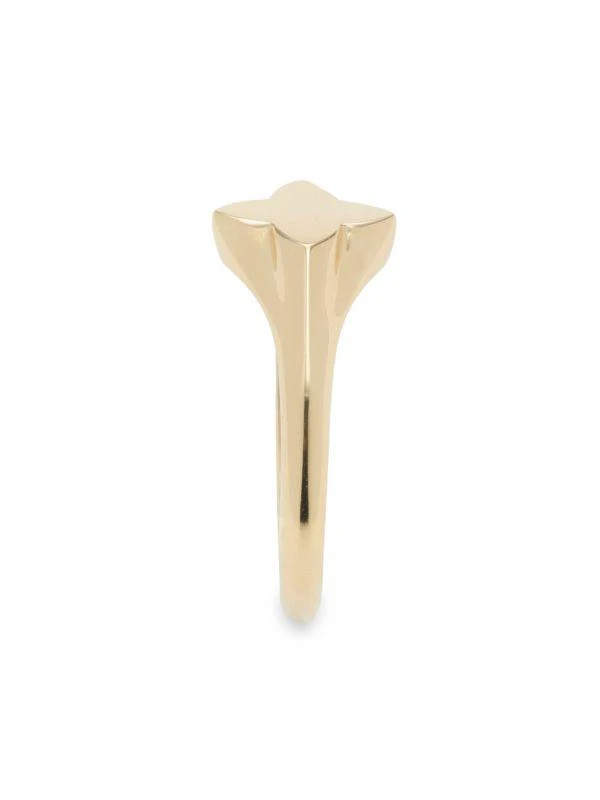 Saks Fifth Avenue 14K Yellow Gold Star Signet Ring 4