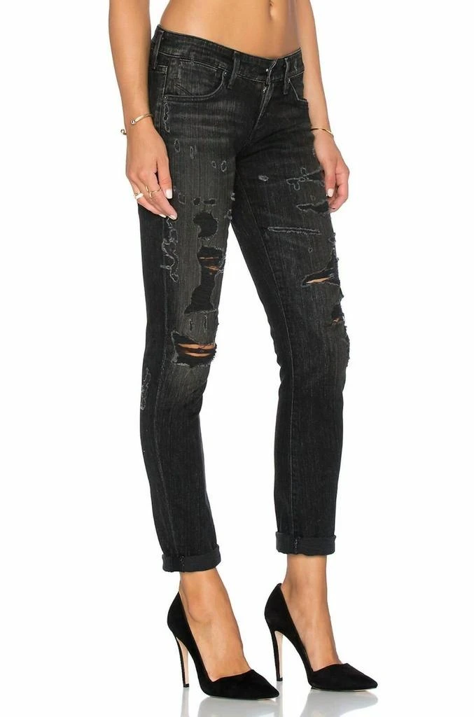 AGOLDE Agolde - Chloe Low Rise Slim Denim Distressed Jean 2