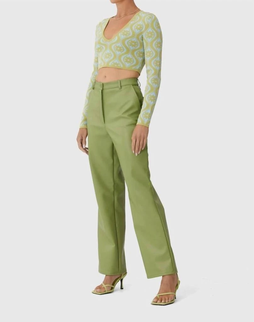 Finders Keepers Mia Vegan Leather Pant 1