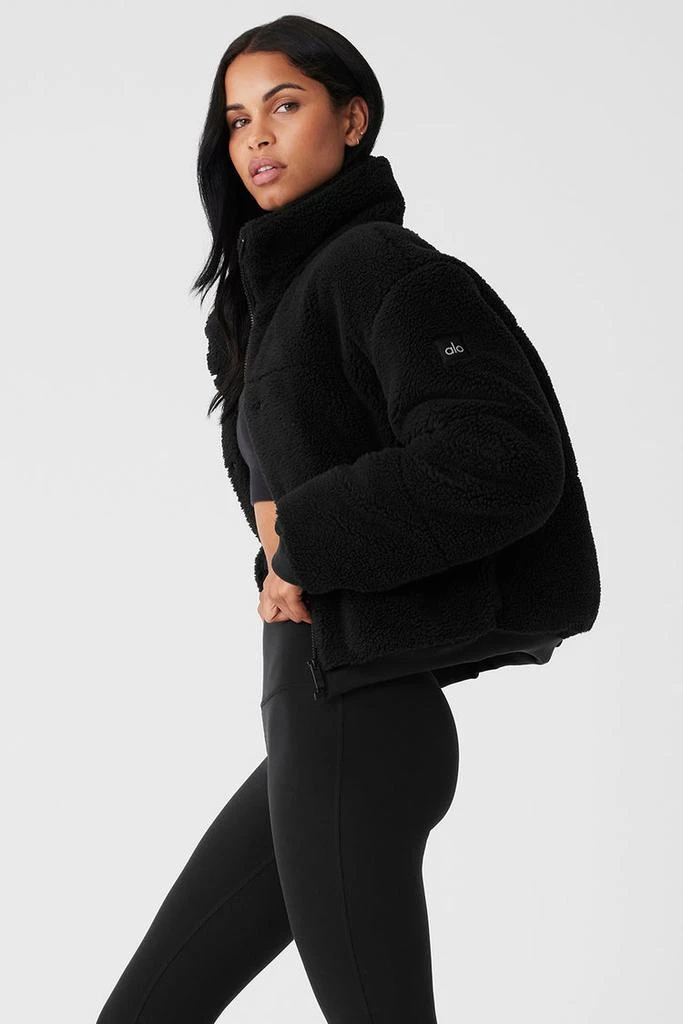 Alo Sherpa Snow Angel Puffer - Black 3