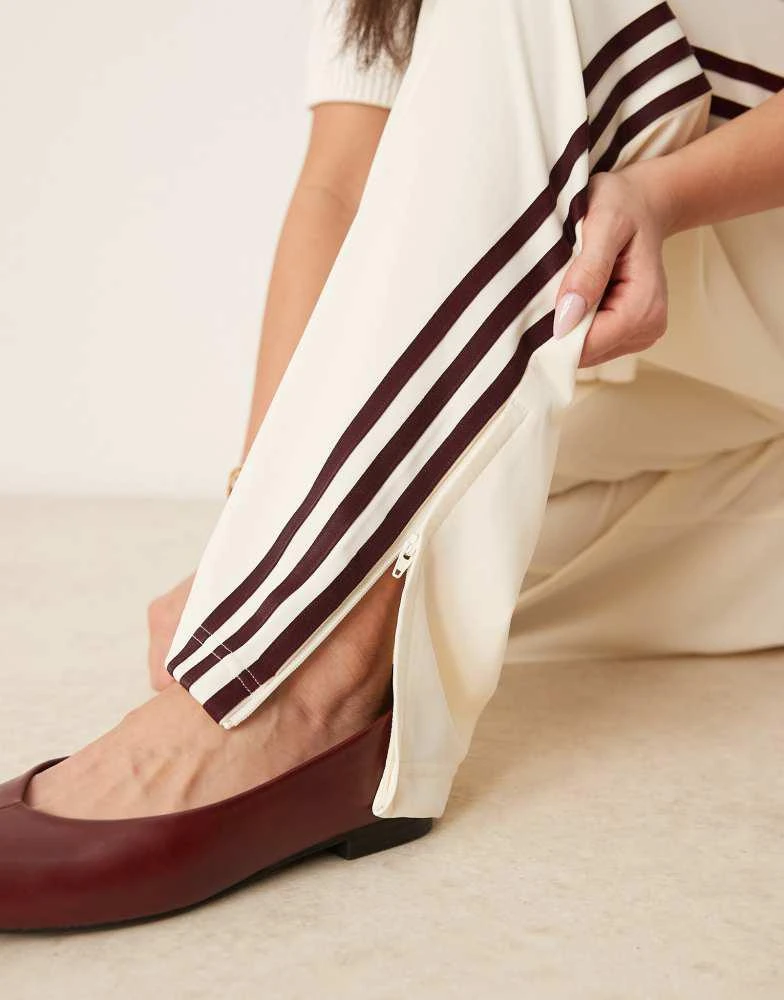 Brown Adidas Adidas Beckenbauer Track Pants Maroon Shop Adidas