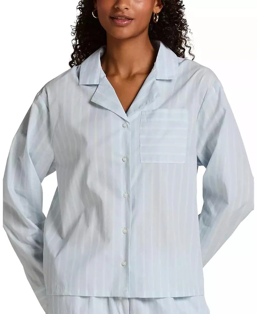 Hunkemöller Hunkemoller Women
s Woven Cotton Stripe Jacket 2