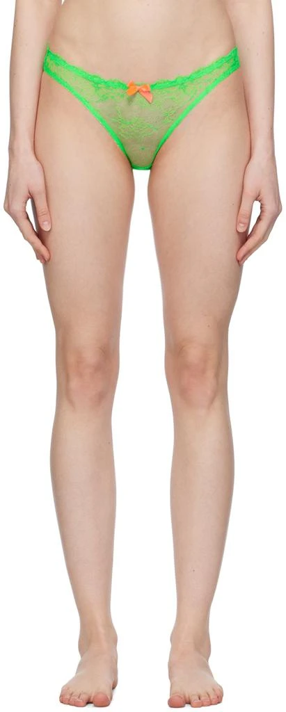 L'Agent by Agent Provocateur Green Isedora Briefs 1