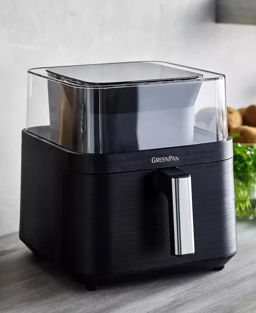 Greenpan Bistro 7 Quart 360° Clear View Air Fryer 8