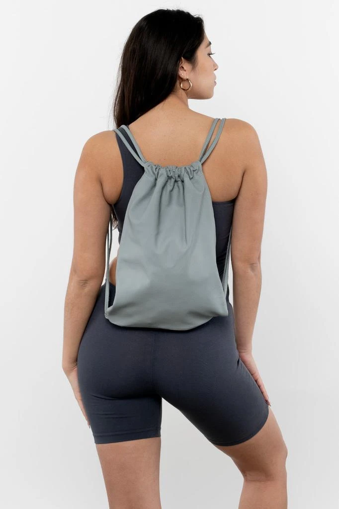 Los Angeles Apparel RLH3414 - Unisex Leather Drawstring Backpack 13