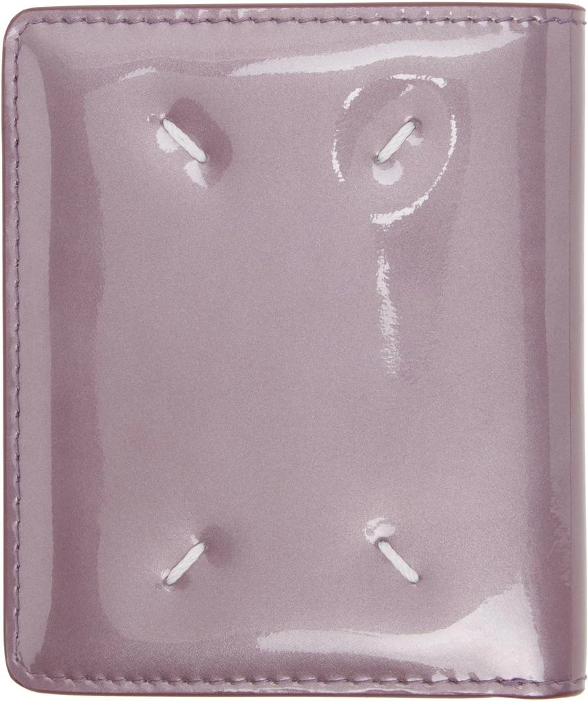 MAISON MARGIELA Purple Four Stitches Wallet 2