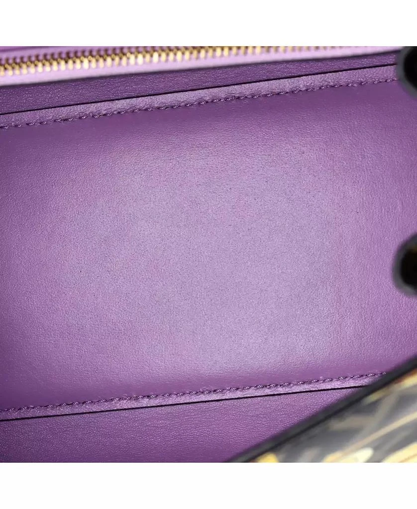 Pre-Owned Versace Medium x Fendi Fendace La Medusa Top Handle Bag Printed Laminated Leather with Leather 5