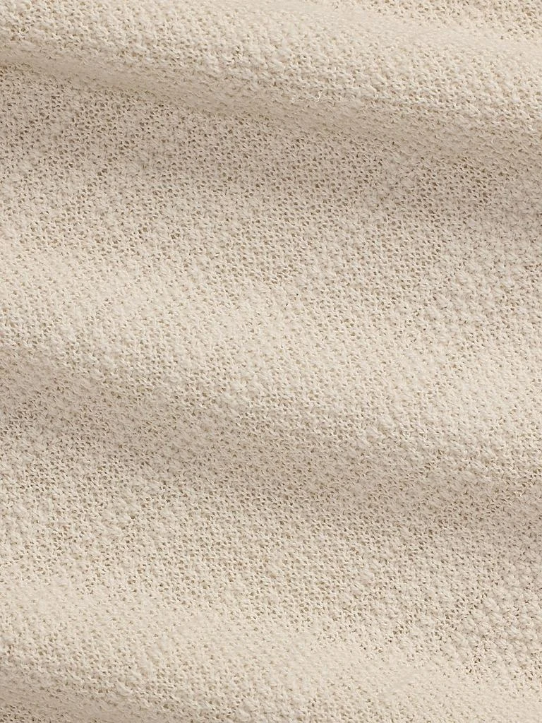 Ralph Lauren Textured Cotton-Linen Shirt Sweater 6