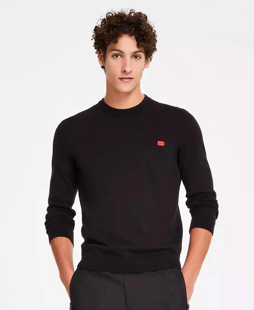 Hugo Boss Men's San Cassius Logo Sweater, Created for Macy's 1