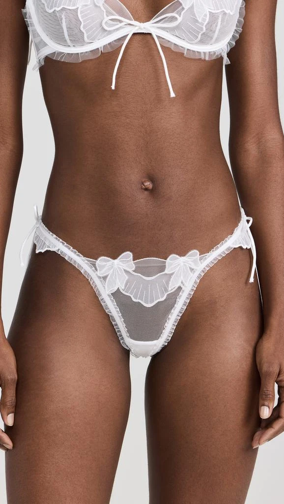 For Love & Lemons Alba Thong Panties 1
