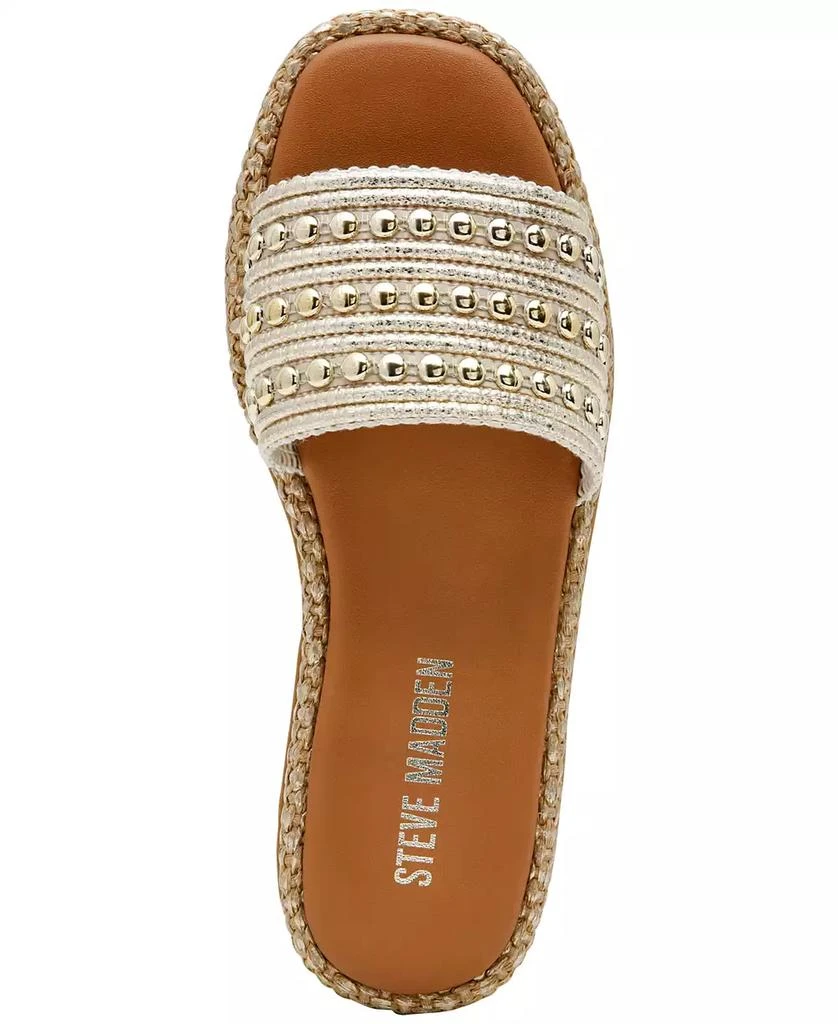 Steve Madden Women's Boardwalk Espadrille Slide Sandals 4