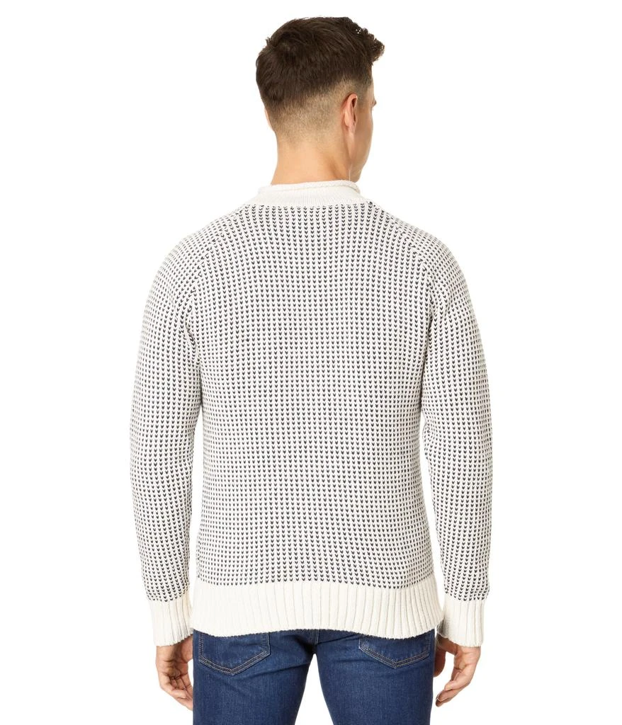 L.L.BEAN Signature Organic Cotton Rollneck Sweater Fair Isle 2