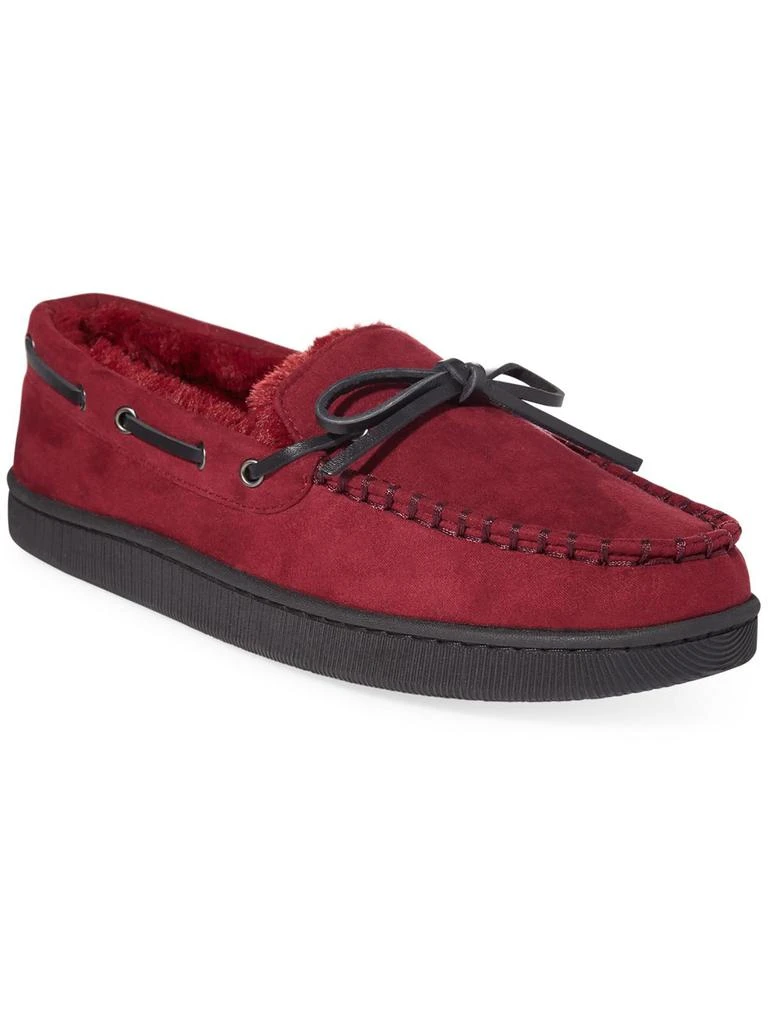 Club Room Mens Slip On Flat Moccasin Slippers 1