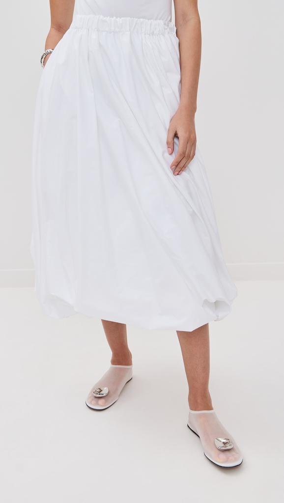 ROSETTA GETTY Twist Hem Skirt