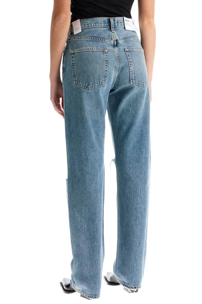 AGOLDE relaxed straight fit kelly used effect jeans 3