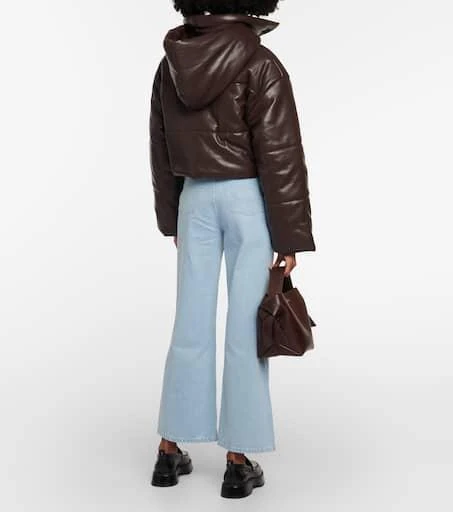 Nanushka Aveline faux leather puffer jacket 3