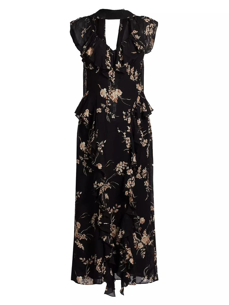 Reformation Silvana Floral Georgette Dress 1