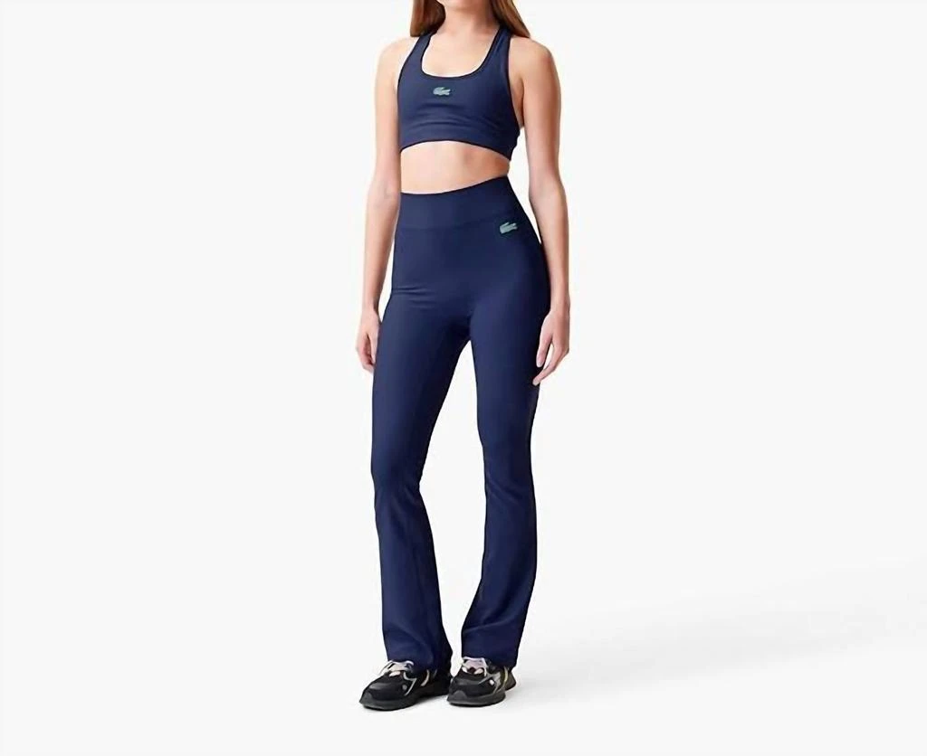 Lacoste Lacoste - X Bandier Ribbed Flare Pants 1