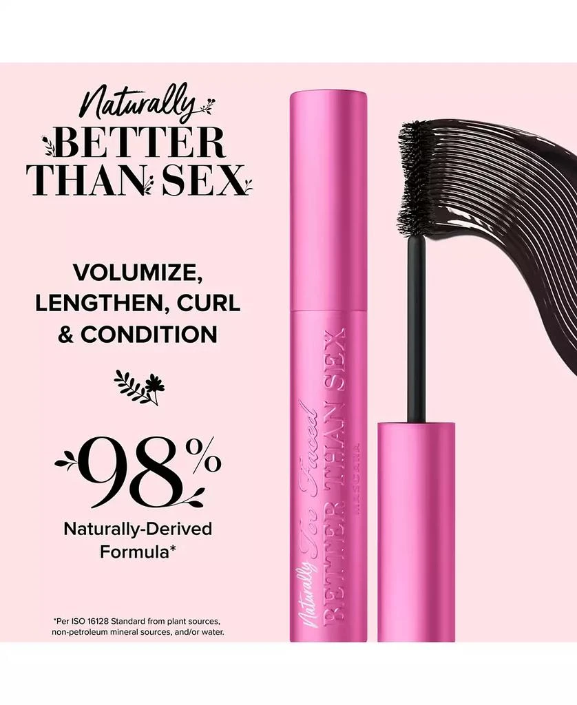 Too Faced Naturally Better Than Sex Lengthening & Volumizing Mascara, Travel Size 8