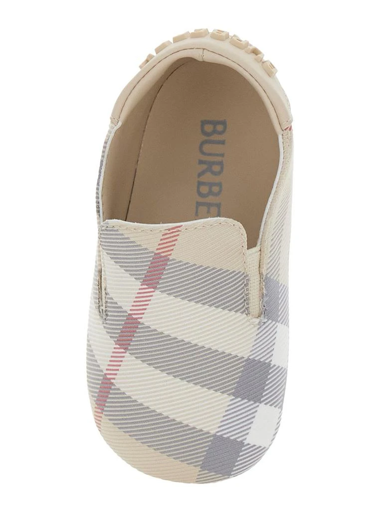 Burberry Burberry Kids Check Printed Slip-On Baby Shoes 4