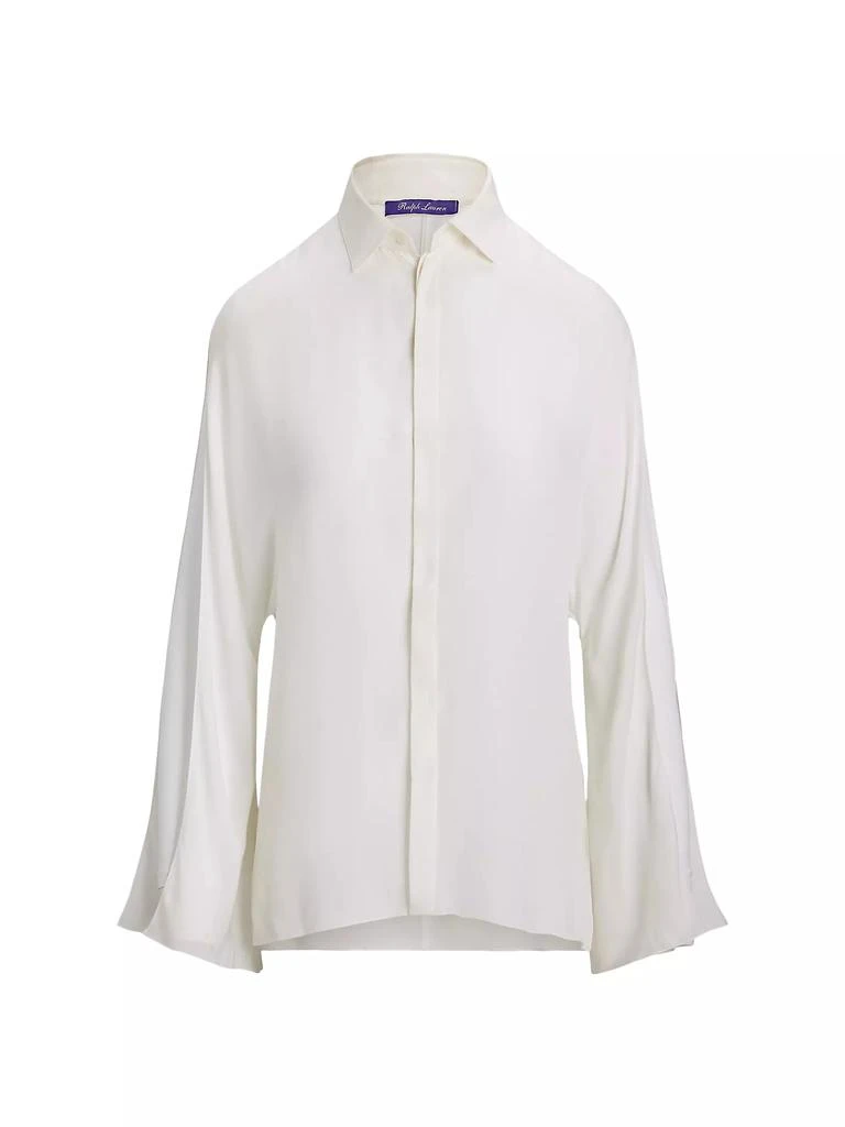 Ralph Lauren Karen Silk Georgette Blouse 1