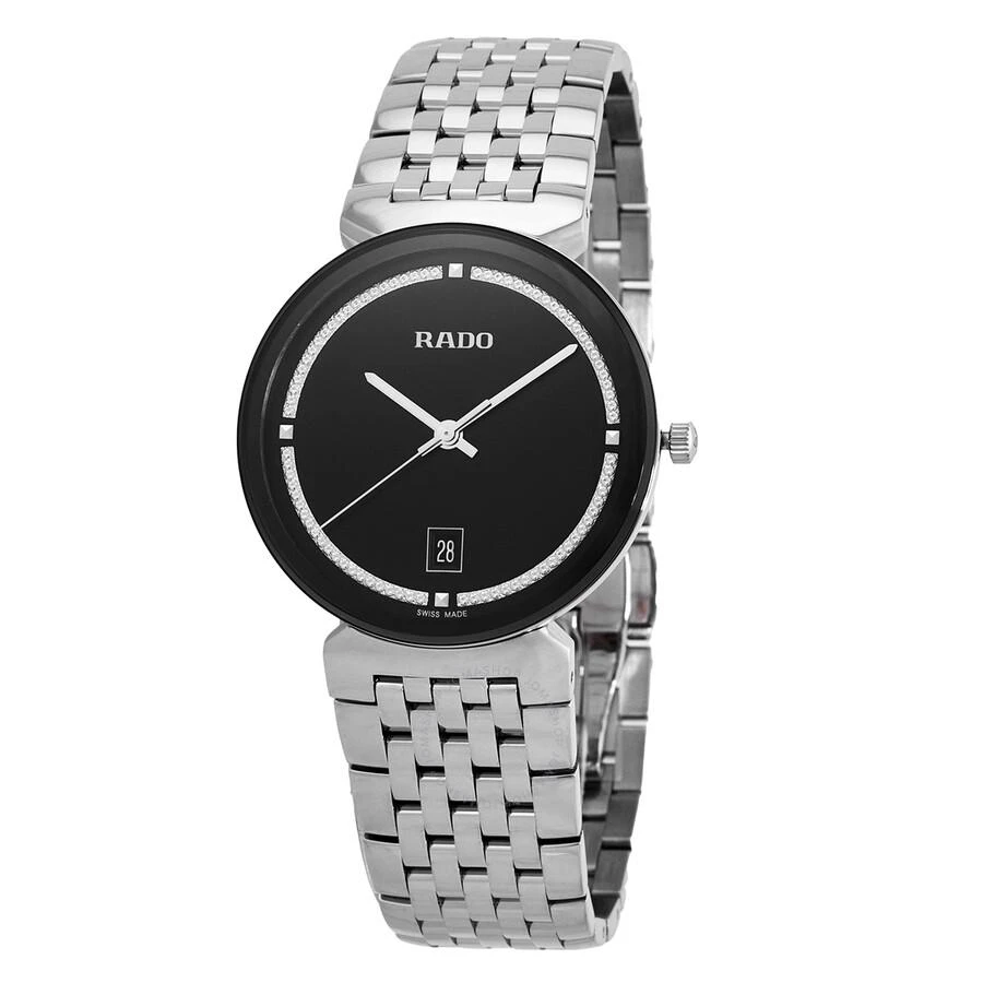 Rado Florence Quartz Black Dial Unisex Watch R48912163 1