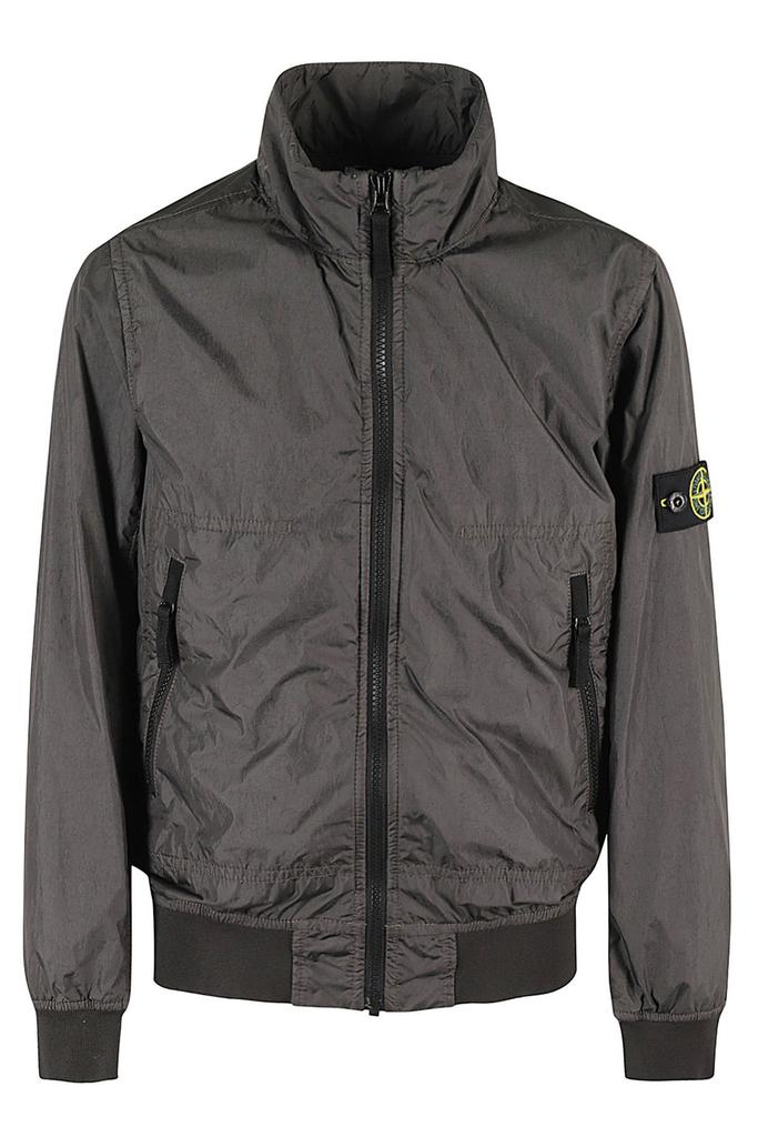 Stone Island Junior Compass Patch Hooded Jacket – On Sale