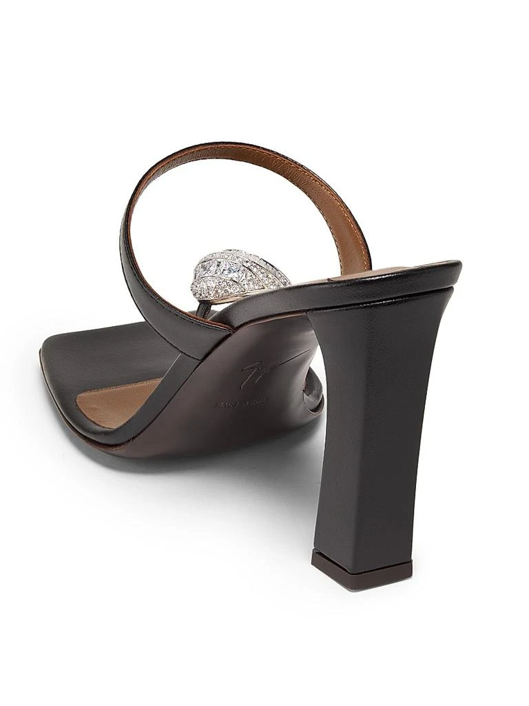 Giuseppe Zanotti 30th Anniversary 90MM Leather Toe Ring Sandals 3