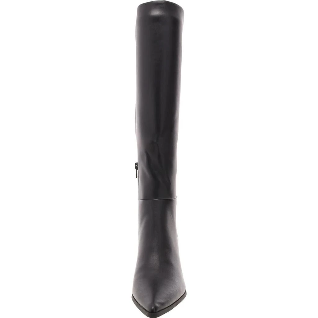 Madden Girl Debutt Womens Faux Leather Kitten Heel Knee-High Boots 3