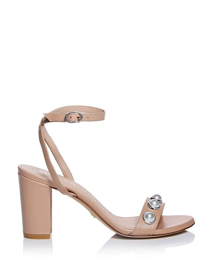 Stuart Weitzman Women's Nearlybare Portia Ankle Strap Sandals 2