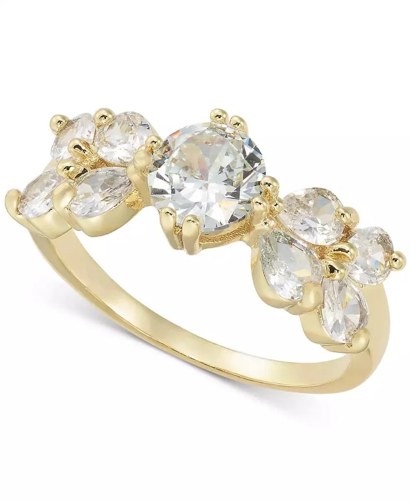 Charter Club Gold-Tone Cubic Zirconia Ring, Created for Macy's 1