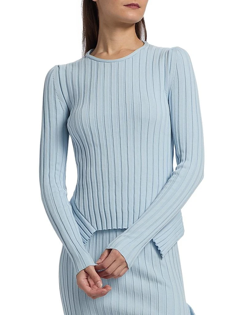 Stella McCartney Textured Knit Long-Sleeve Top 3