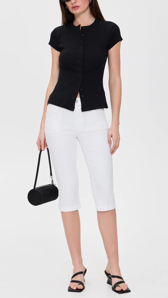 Rag & Bone Flexi Kit Mid-Rise Capri Shorts 4