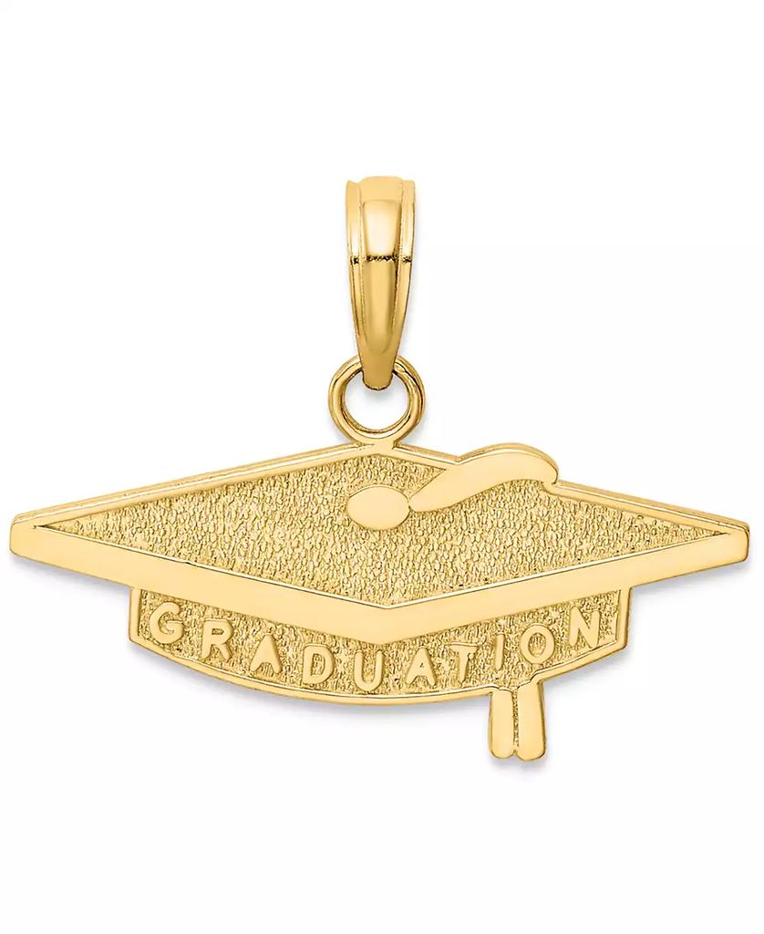 Macy's Graduation Cap Charm Pendant in 14k Yellow Gold