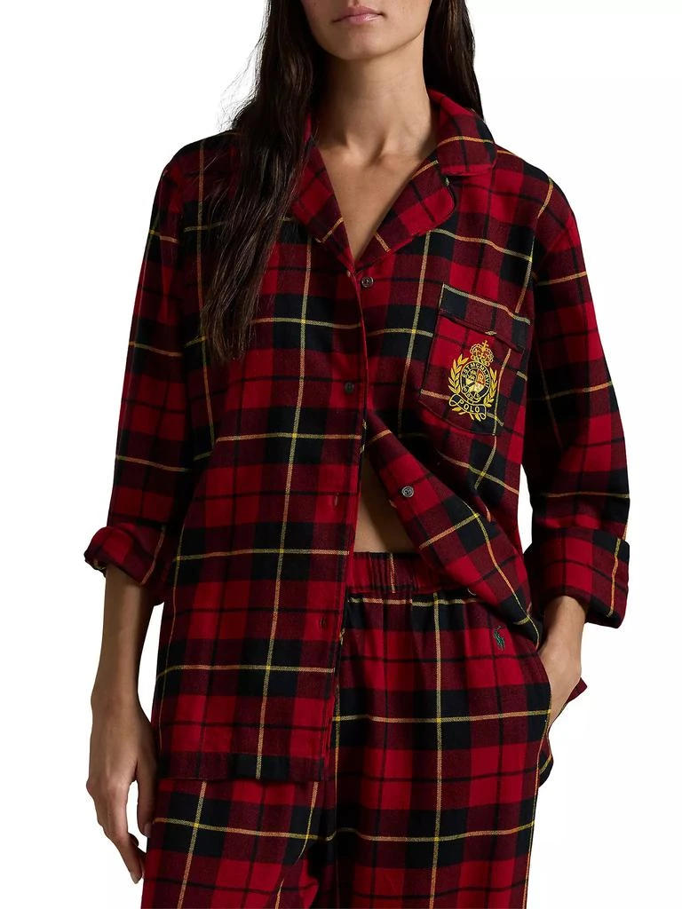 Ralph Lauren Madison Plaid Cotton Pajamas 4