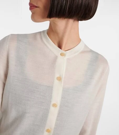 Khaite Brieta wool-blend cardigan 4